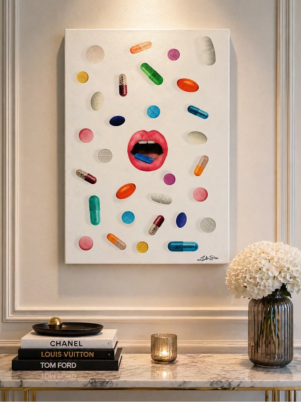OLIVER GAL “POPPIN” designer wall decor